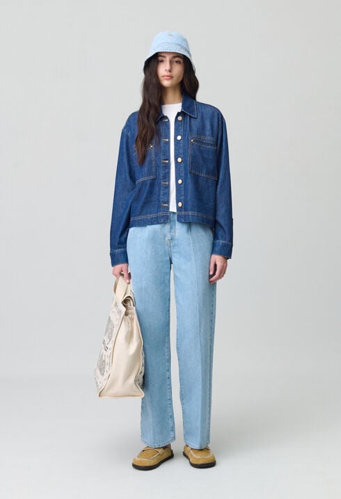 Marc wide-leg denim jeans