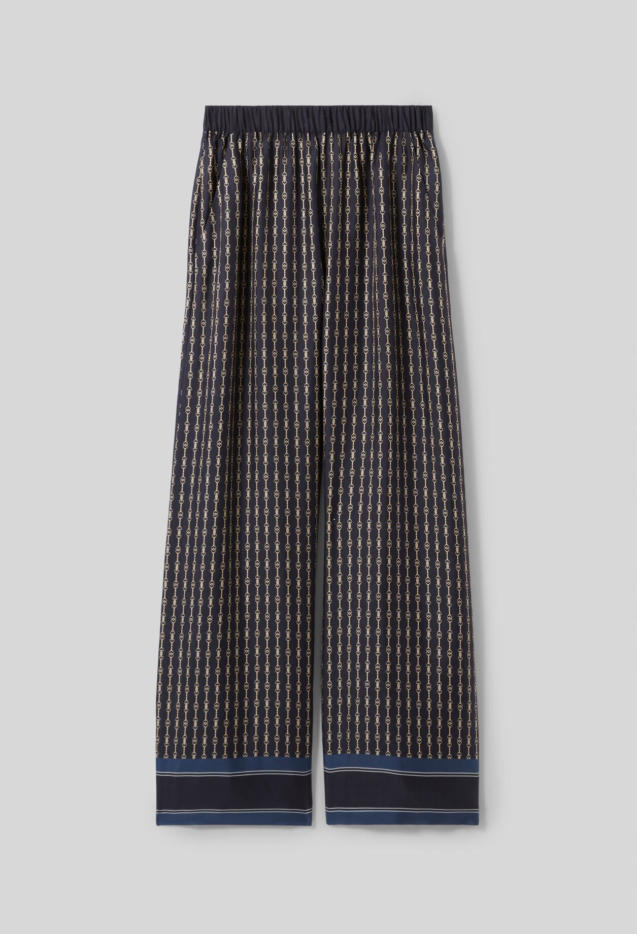 Flowy printed trousers