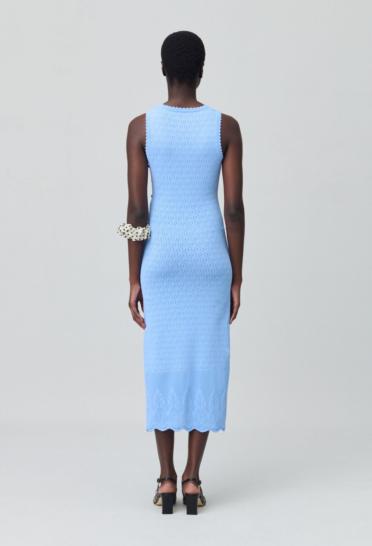 Mid-length knitted dress