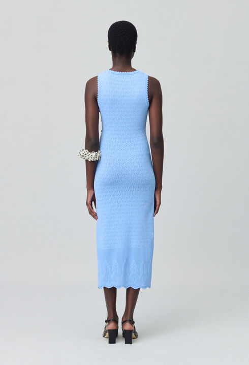 Mid-length knitted dress