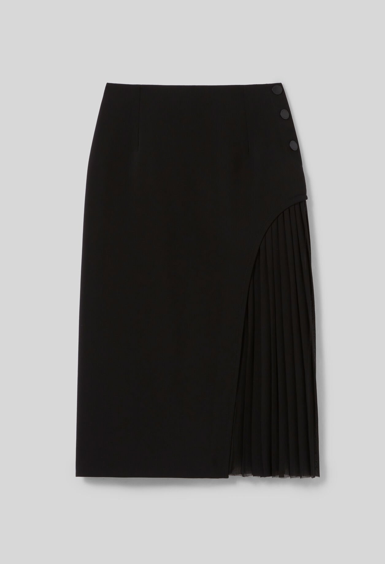 Pleated Midi Skirt