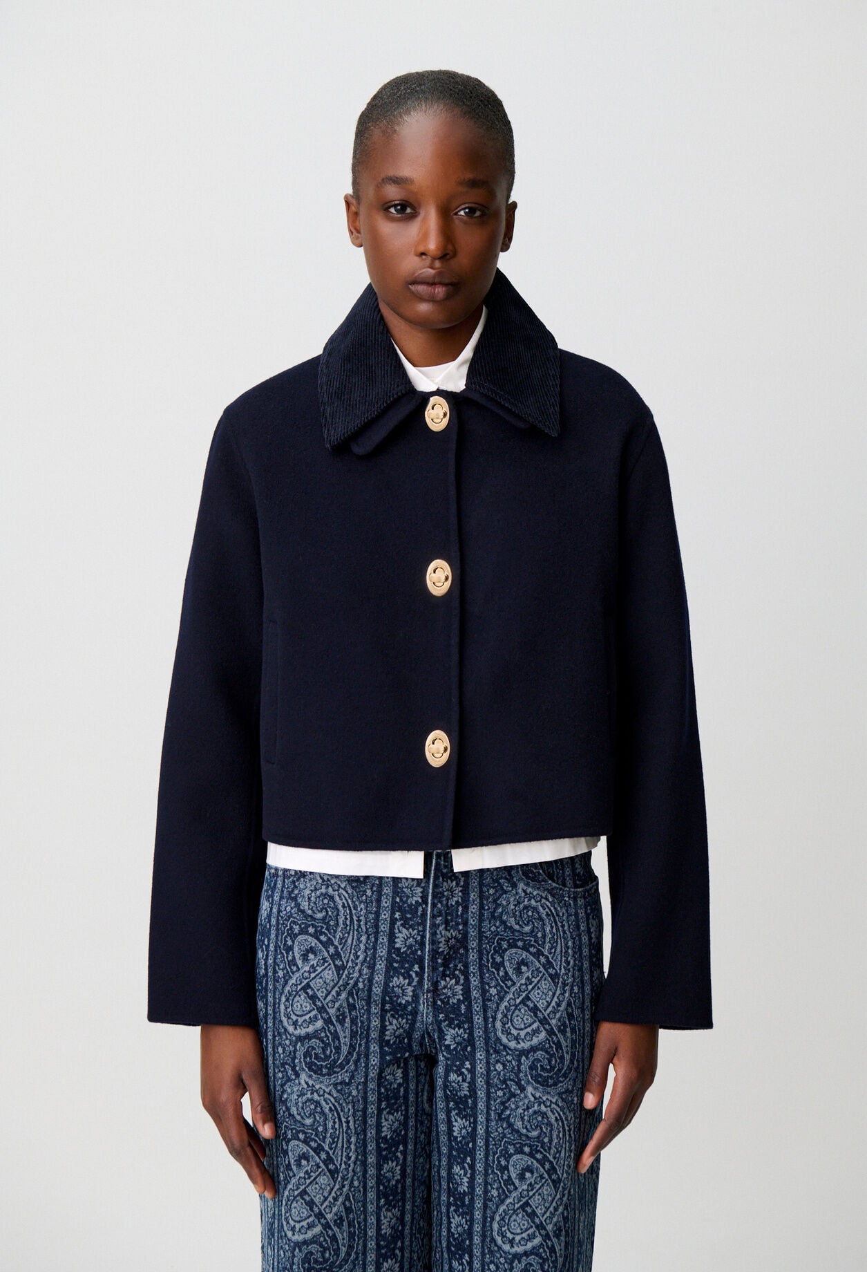 Boxy corduroy jacket