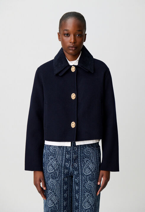 Boxy corduroy jacket
