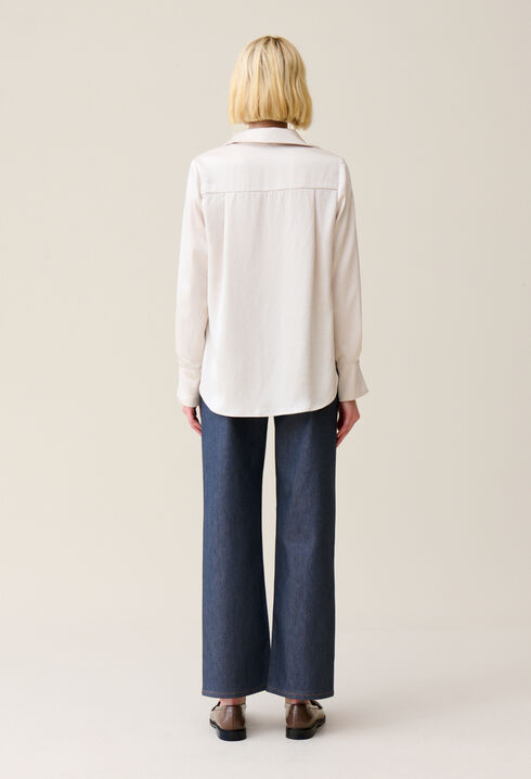Floaty pleated blouse