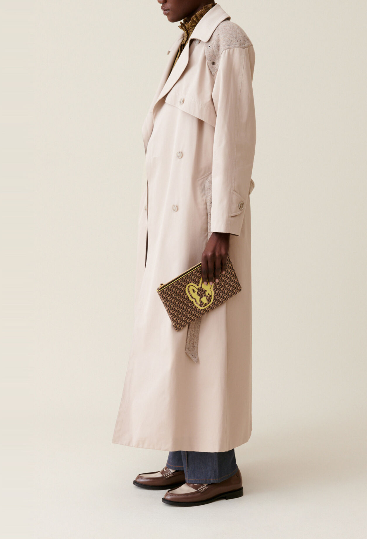 Jean Toto CP monogram clutch