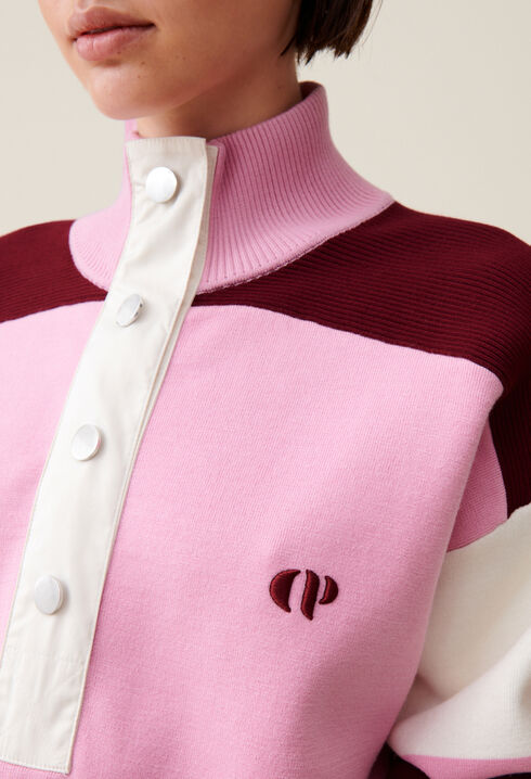 Minimum trucker collar sweatshirt
