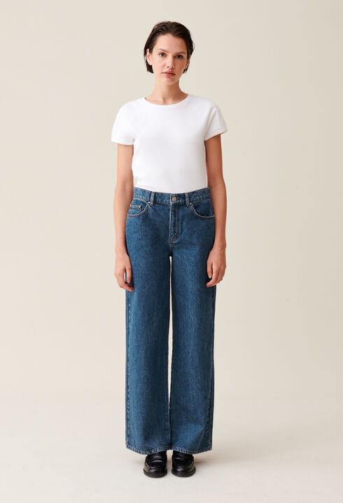 Michel jeans in dark baggy denim