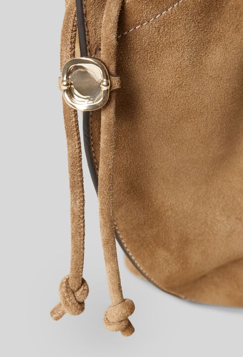 Suede Leather Tote Bag