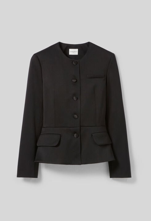 Fitted Satin Jacket