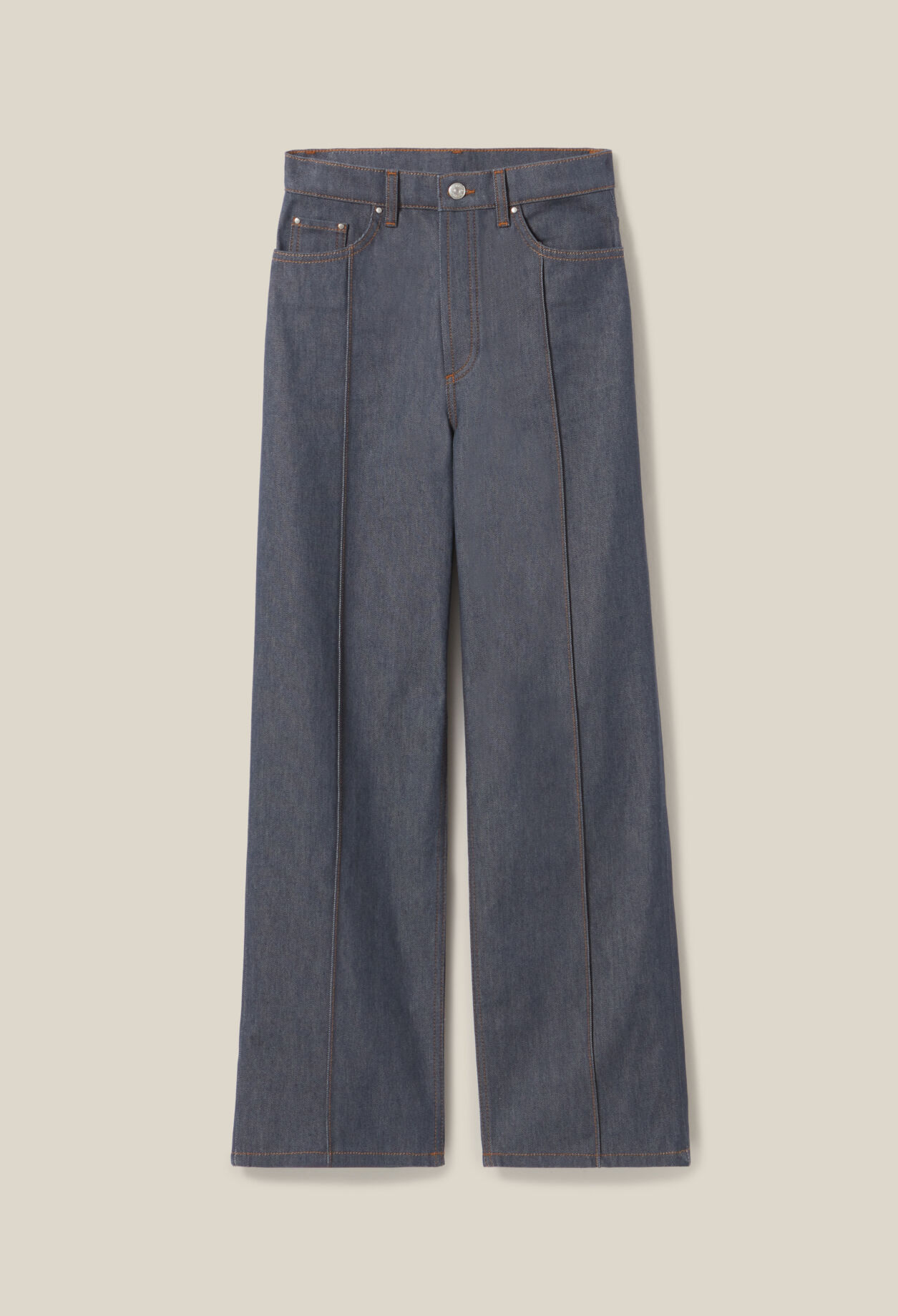Claude high-waist straight jeans
