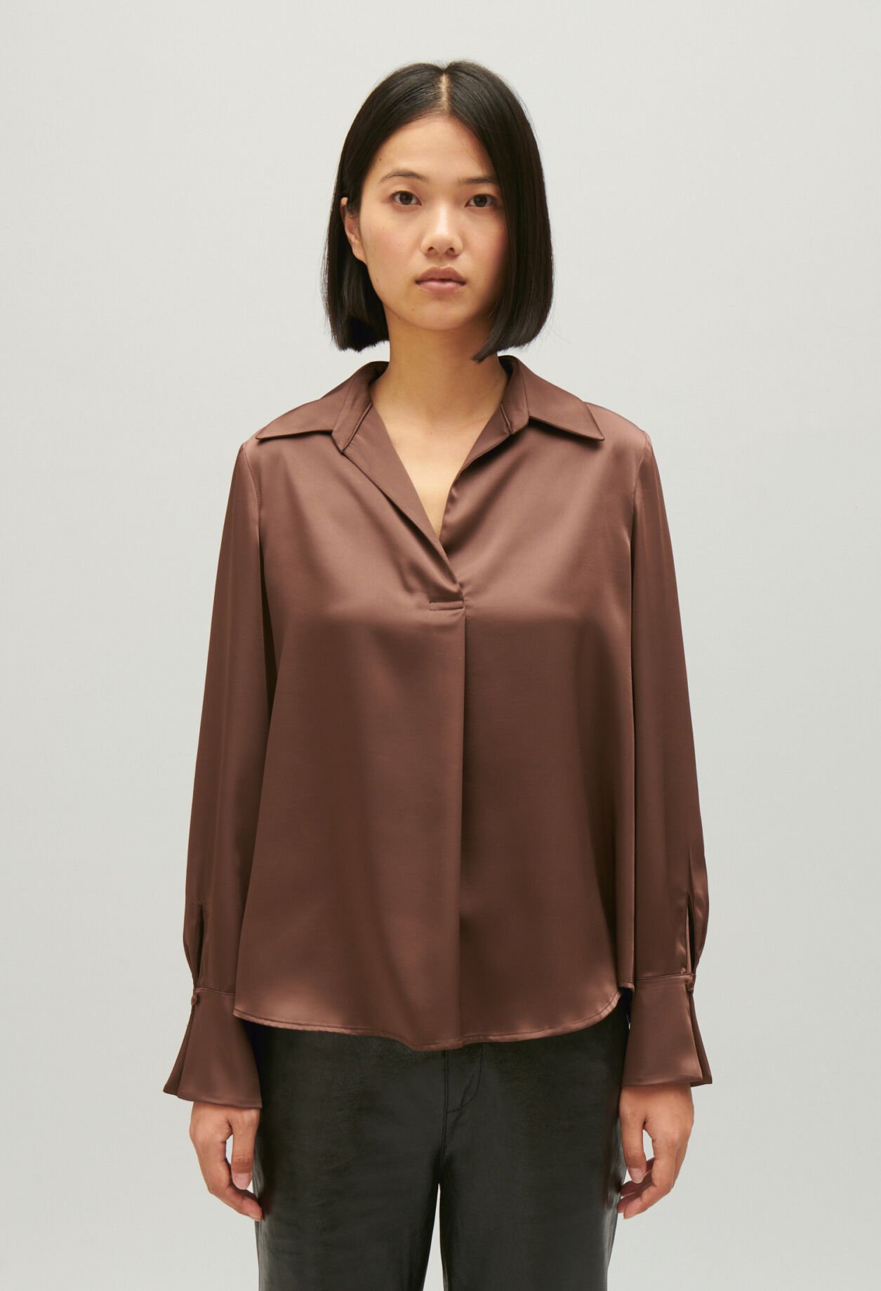 Floaty pleated blouse