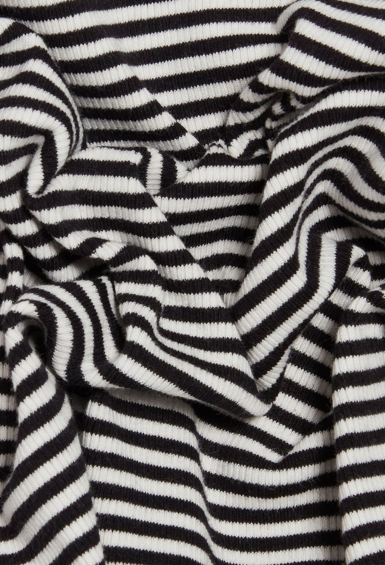 Two-tone striped T-shirt