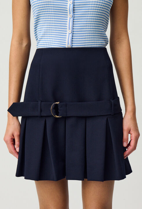 Tailored mini skirt