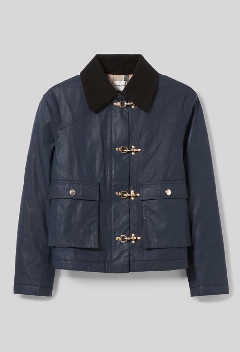 Waxed Short Parka