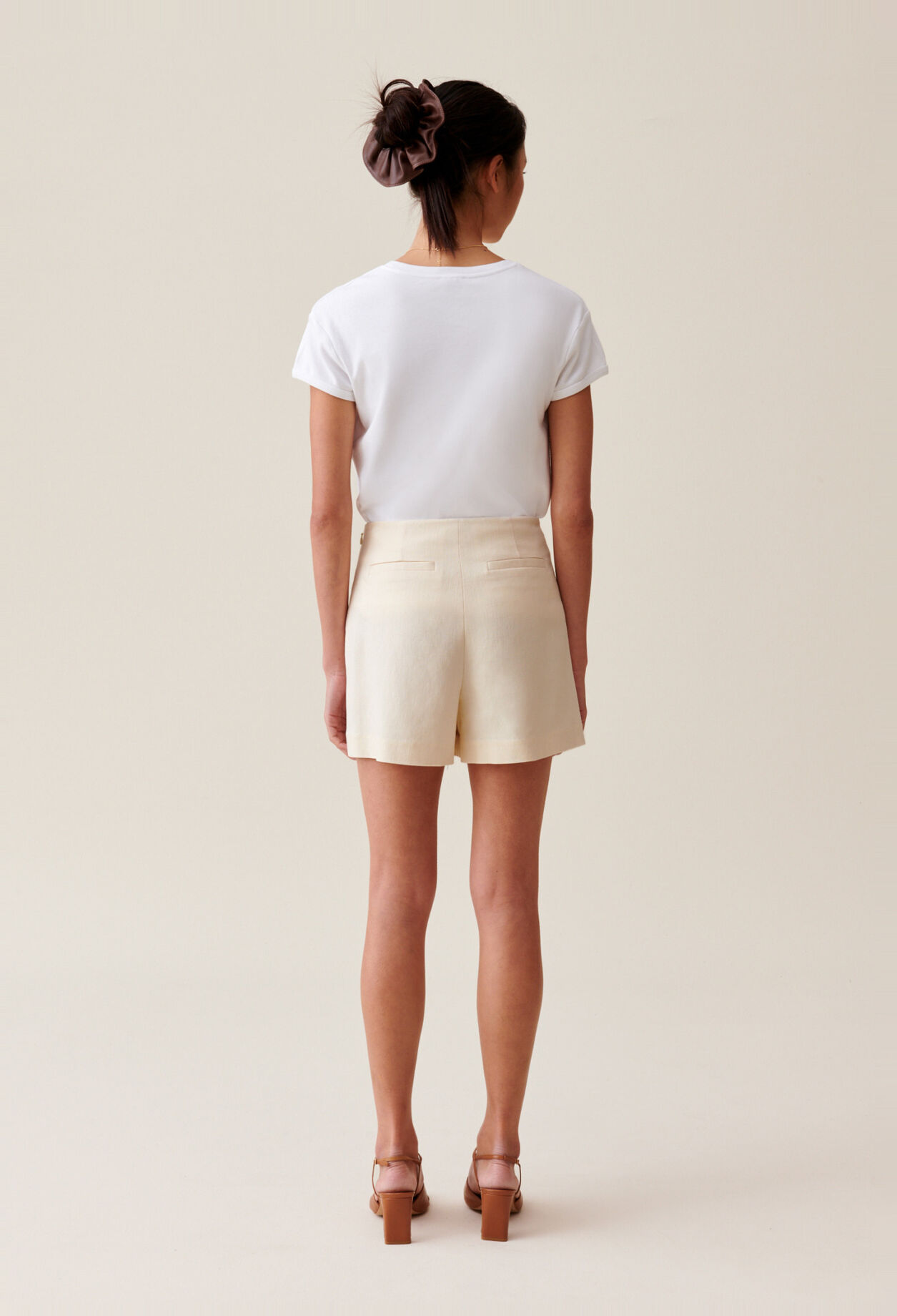 Ivory Wrap Skort