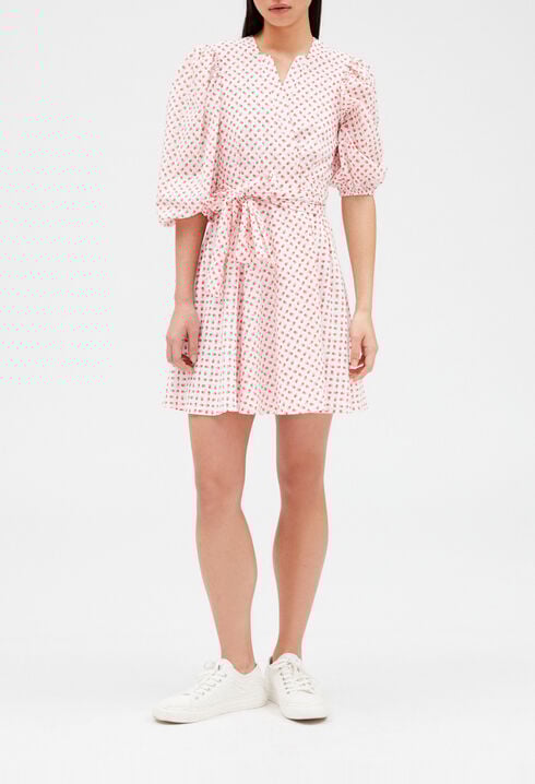 Short wraparound dress