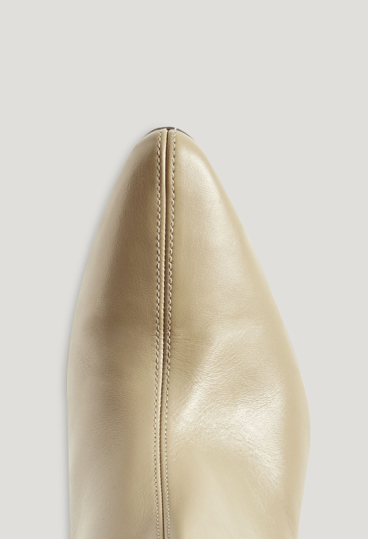 Leather knee-high boots