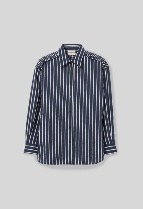 Striped fluid shirt