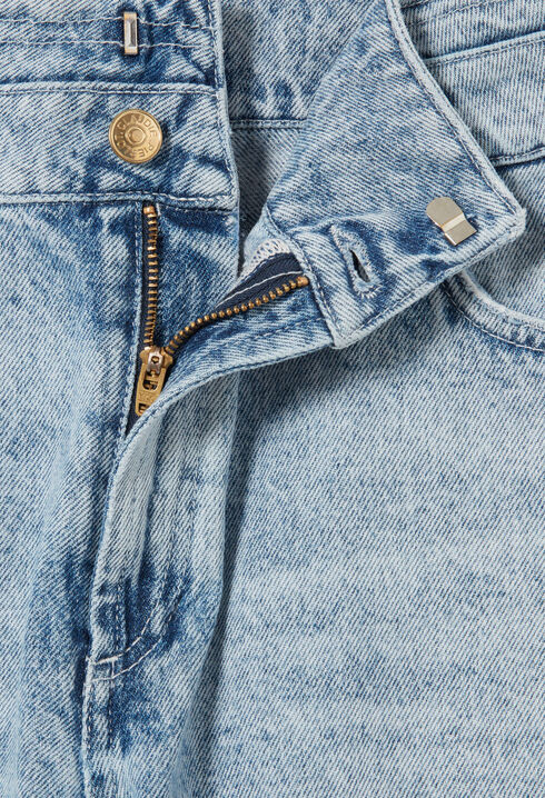 Straight denim jeans