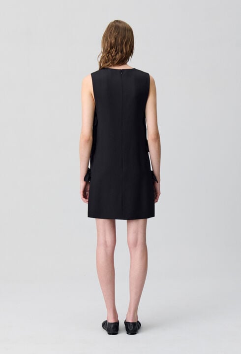 Short dress with bows