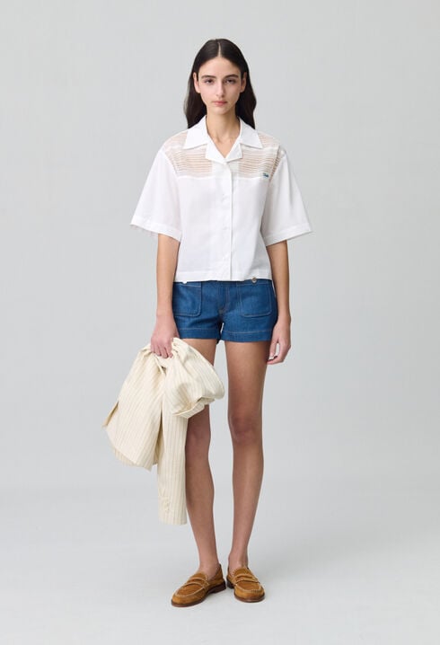 Cropped shirt