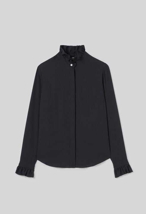 Victorian collar blouse