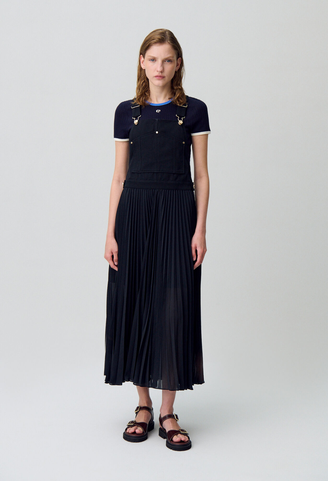 Pleated Maxi Dress