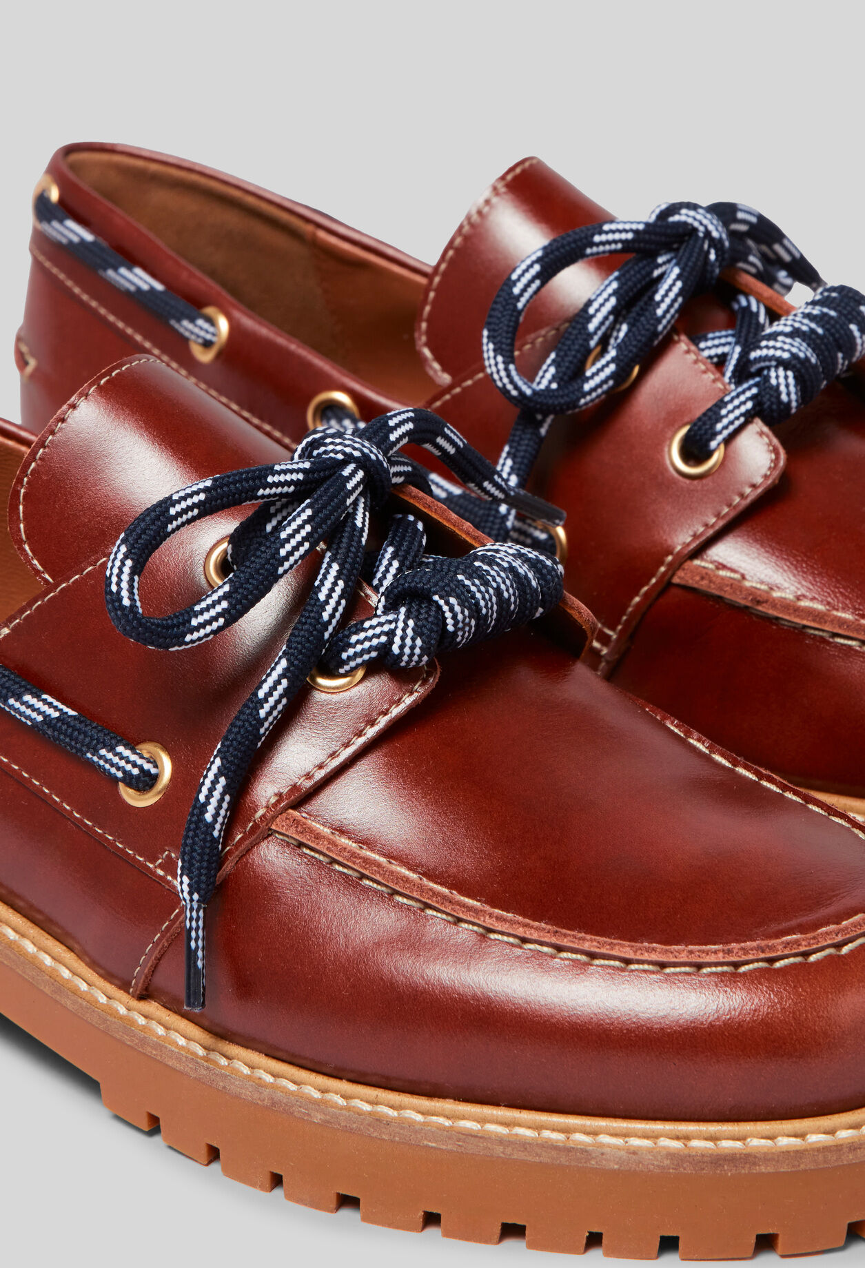 Belem leather boat shoes