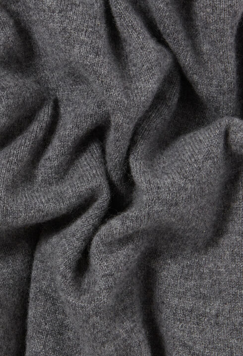 Fluid grey cashmere trousers