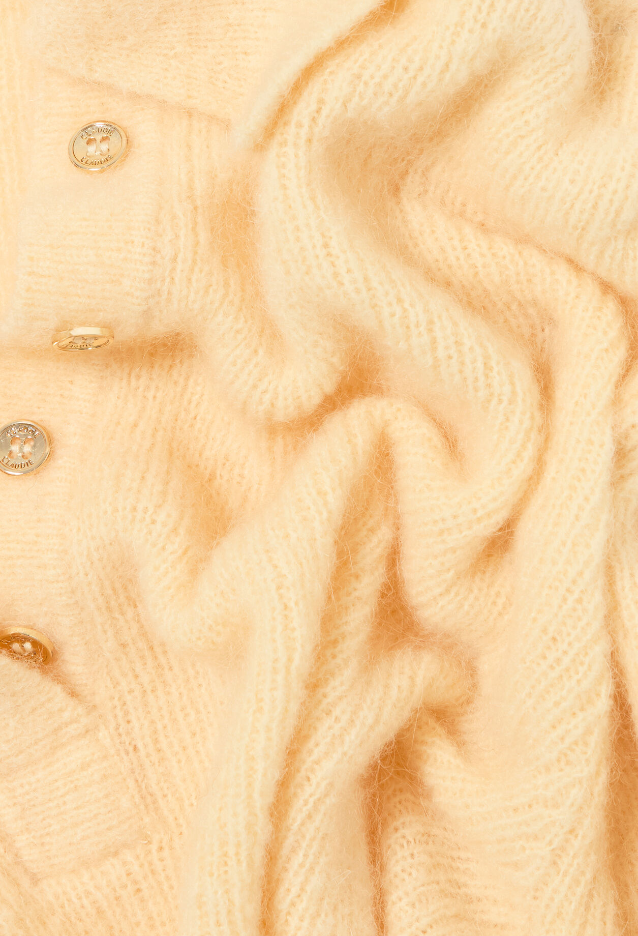 Relaxed fluffy knit jumper