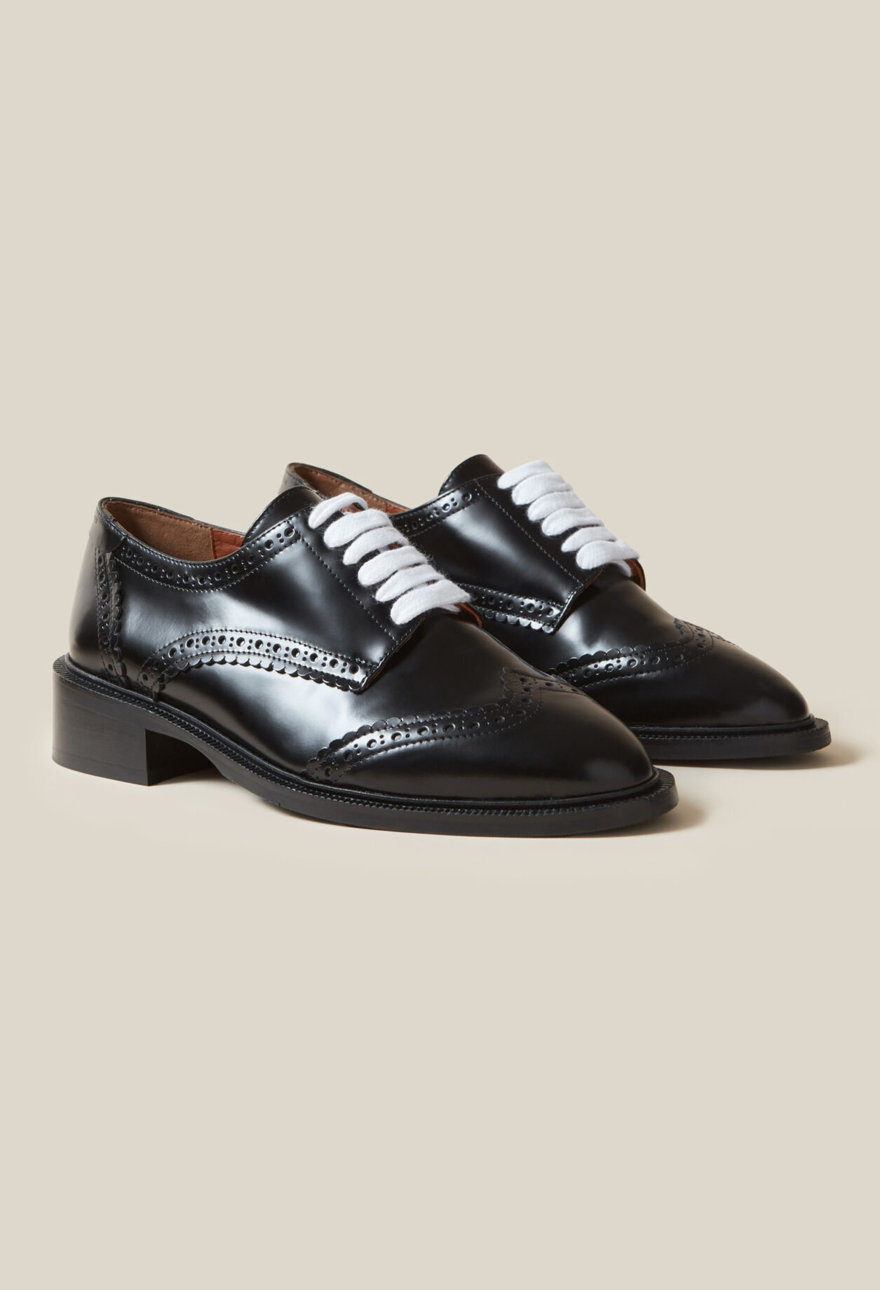 Patent Leather Derbies
