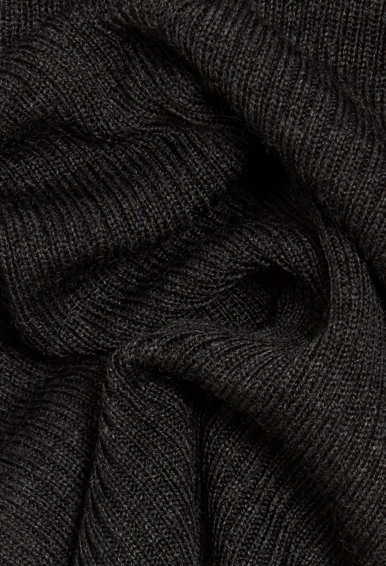 Grey marled knit maxi dress