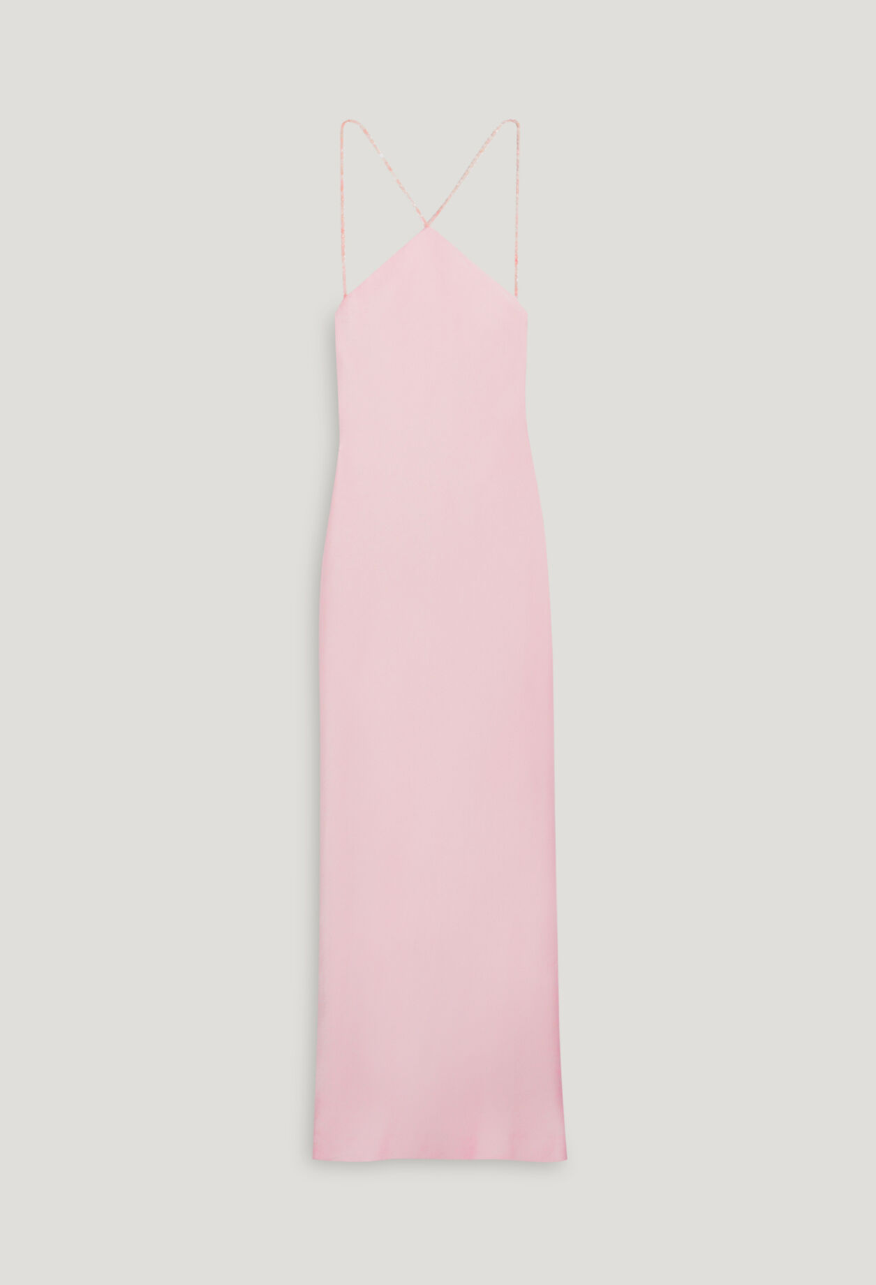 Long blush dress