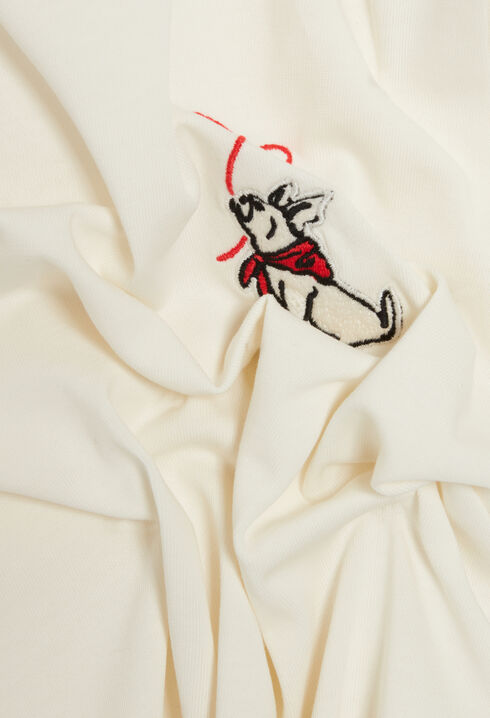 Jean Toto cream T-shirt
