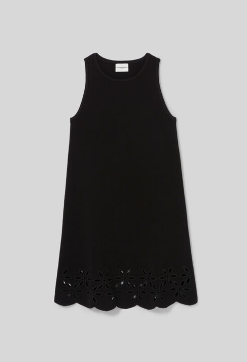 Short Dress in Fine Knit