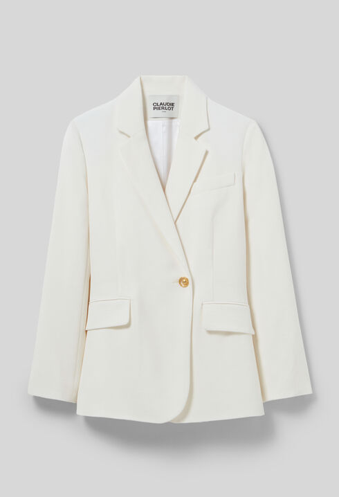 Buttoned blazer
