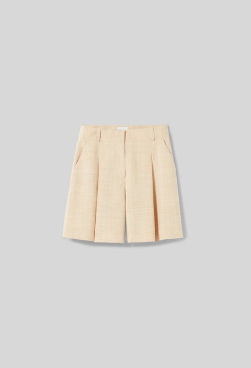 Pleated Shorts