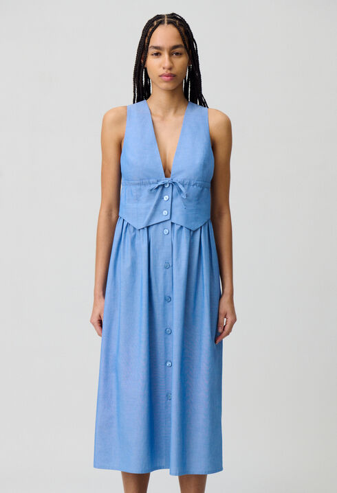 Long Blazer Dress
