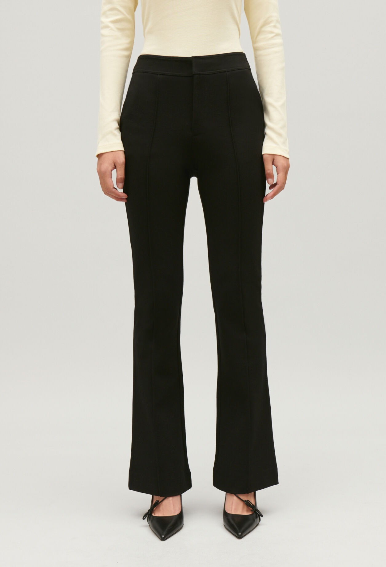 Black suit trousers