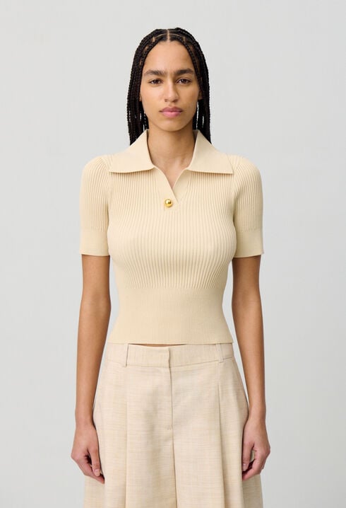 Fine knit top