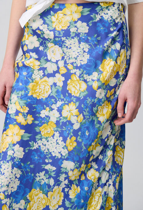 Floral Midi Skirt
