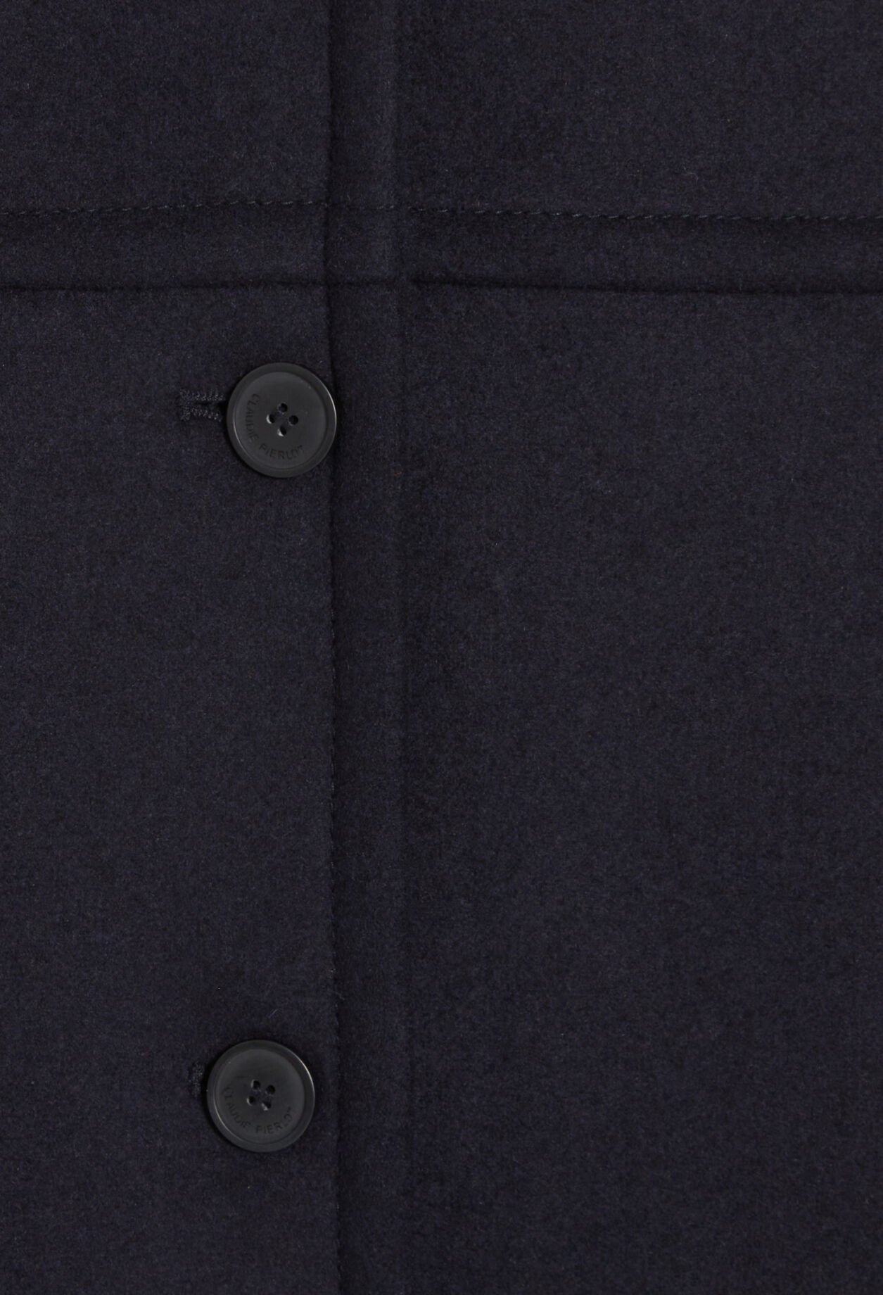 Wool blend hooded coat