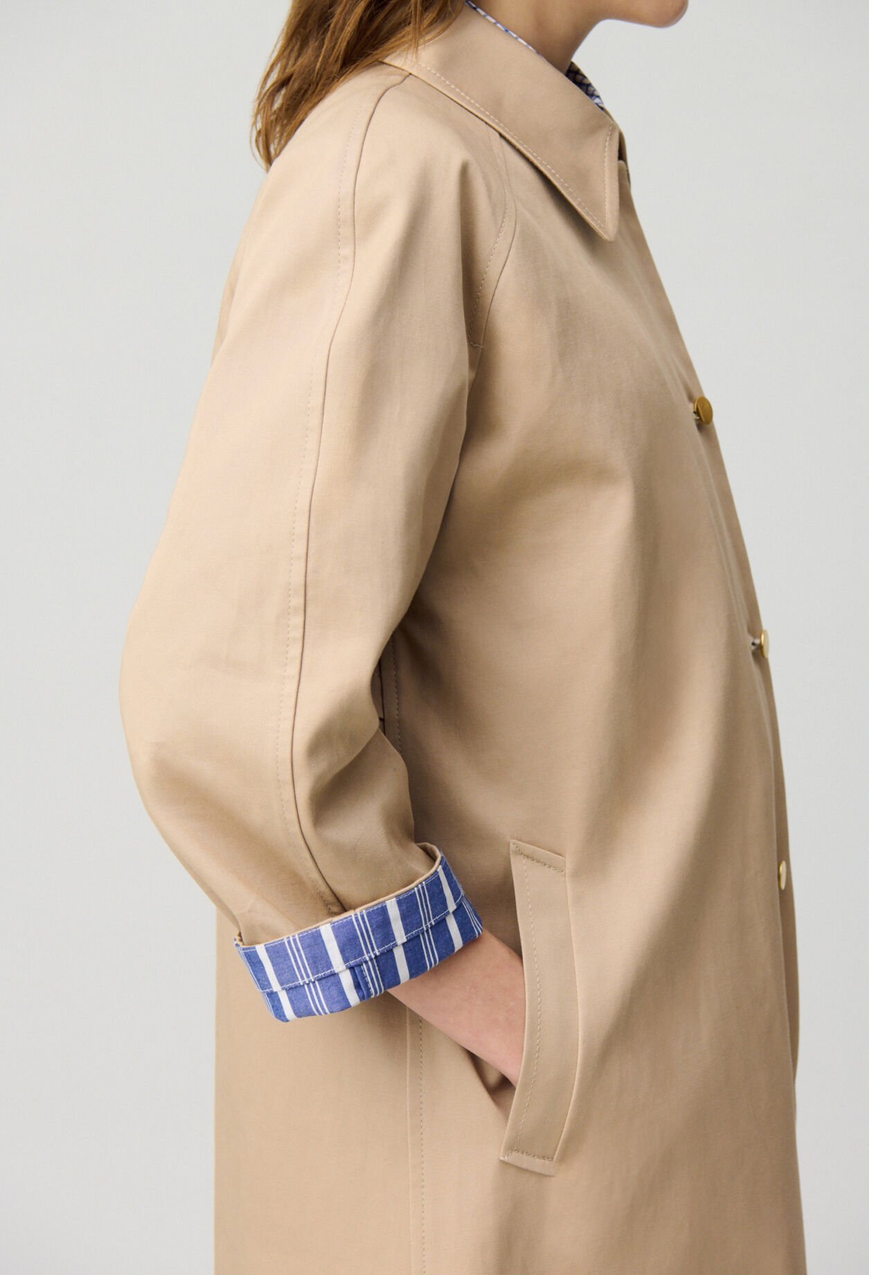 Straight mid-length trench