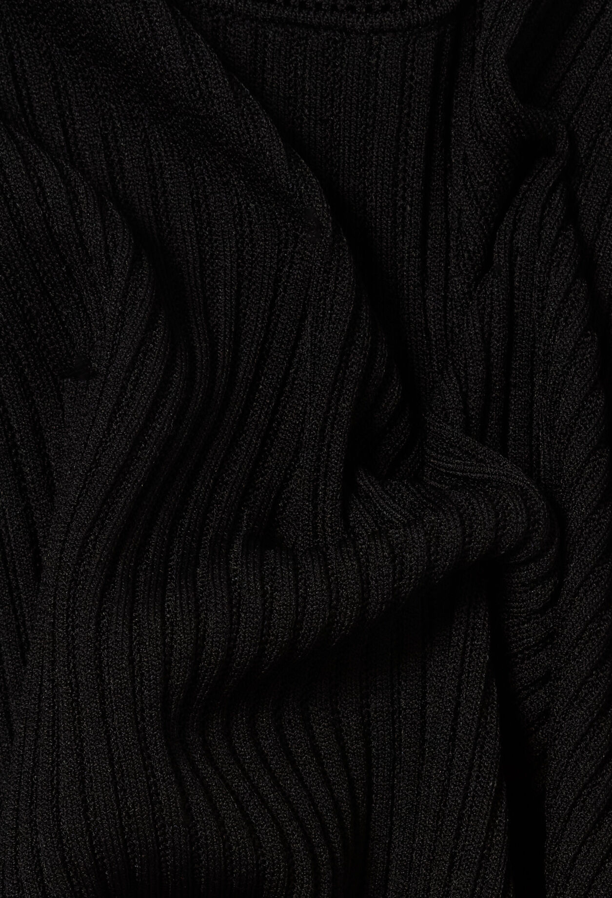 Long flared knitted dress