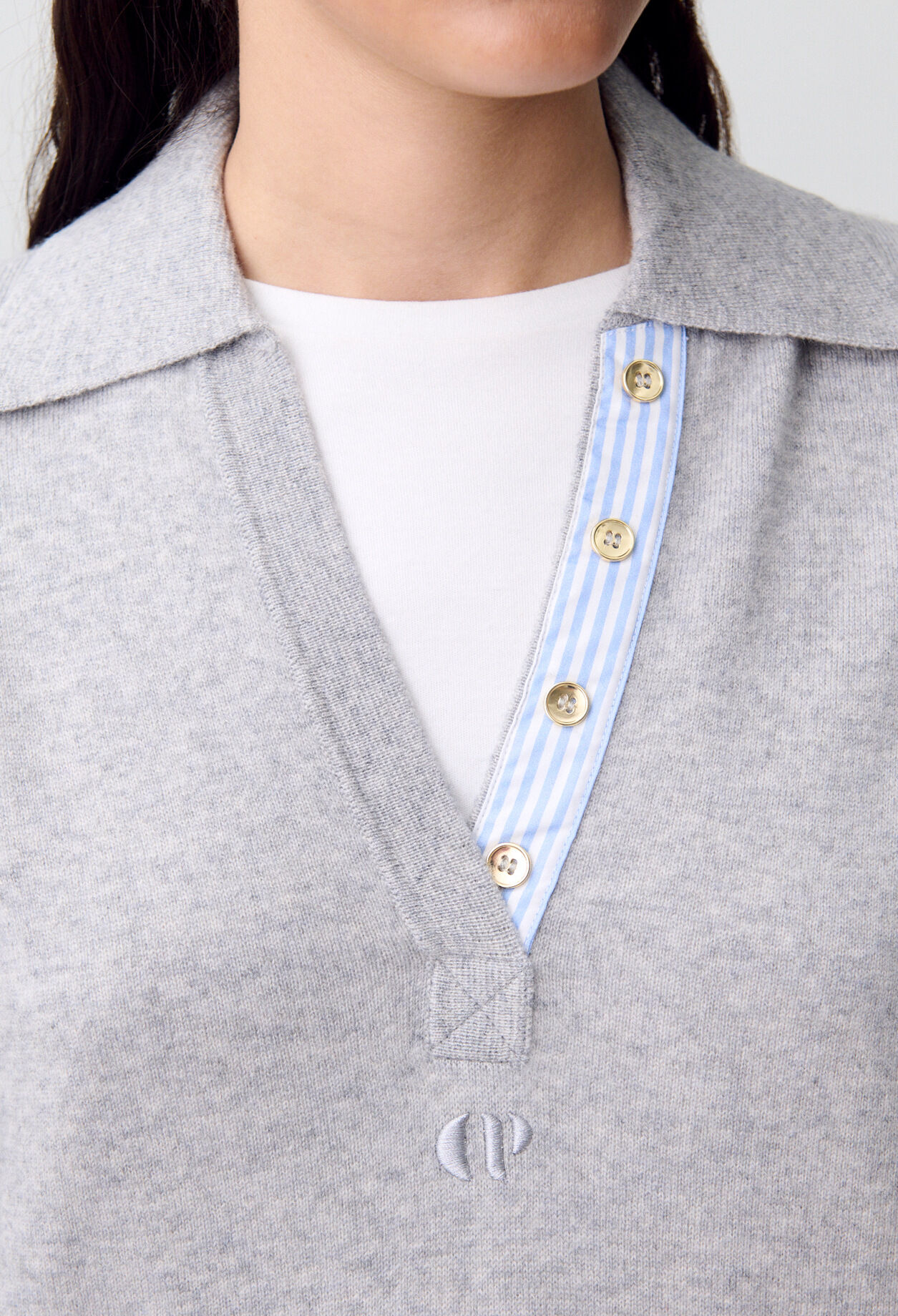 Wool Polo Jumper