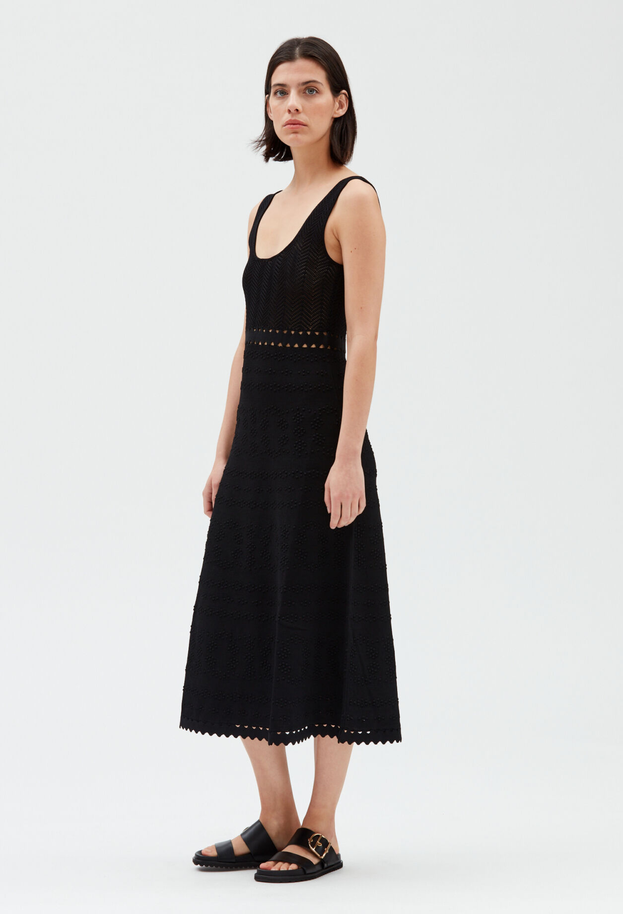 Midi jumper dress