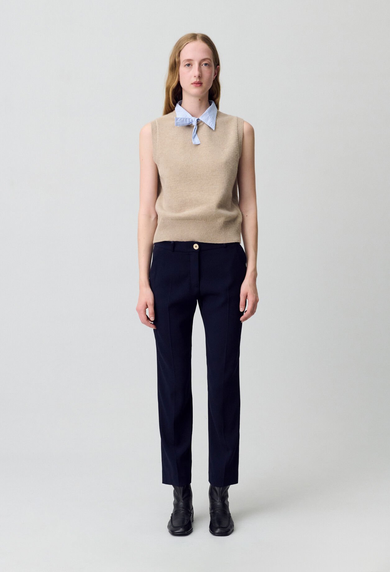 Plain tailored trousers 