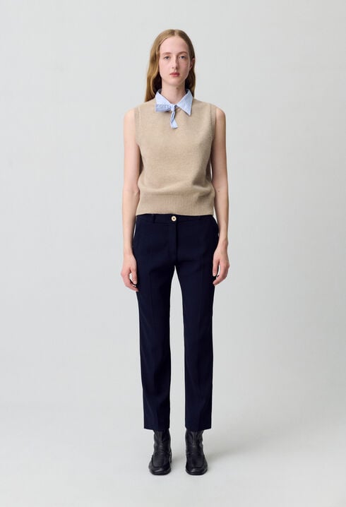 Plain tailored trousers 