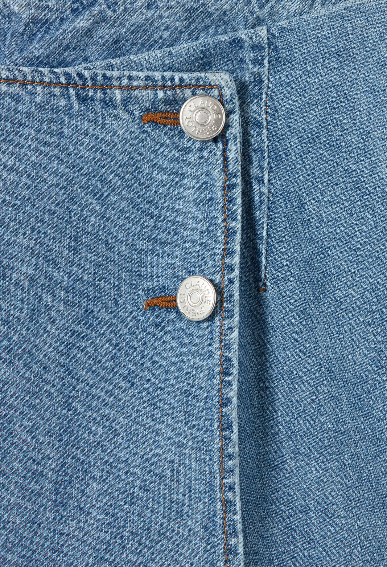 Denim skort
