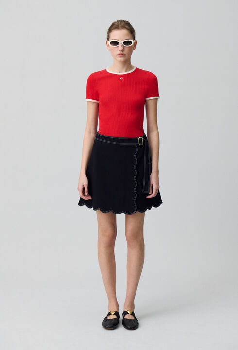 Mini Wrap Skirt